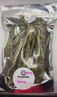 150g silver bag of lichen sticks