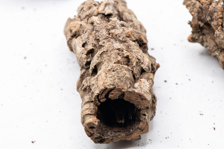 tan grey and brown cork tube